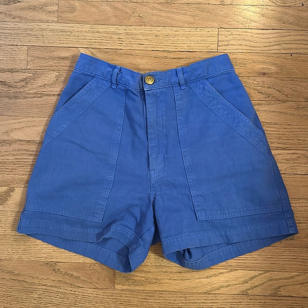 Big Bud Press Light Blue Work Shorts Size Small